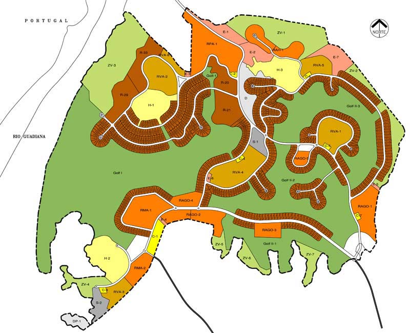 Map of Costa Esuri